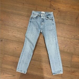 Zara Classic Blue Denim Pants